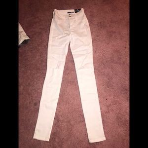 Fashion Nova Canopy Jeans- White